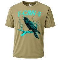 Black Crow F-Caw-F Funny Black Bird Performance Shirt