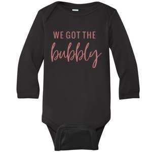 Bubbly Celebration For Bachelorette Party Baby Long Sleeve Bodysuit