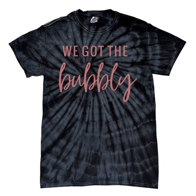 Bubbly Celebration For Bachelorette Party Tie-Dye T-Shirt