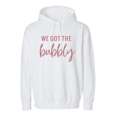 Bubbly Celebration For Bachelorette Party Garment-Dyed Fleece Hoodie