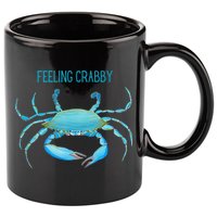Blue Crab Feeling Crabby Ocean Life 11oz C Handle Ceramic Mug