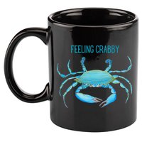 Blue Crab Feeling Crabby Ocean Life 11oz C Handle Ceramic Mug