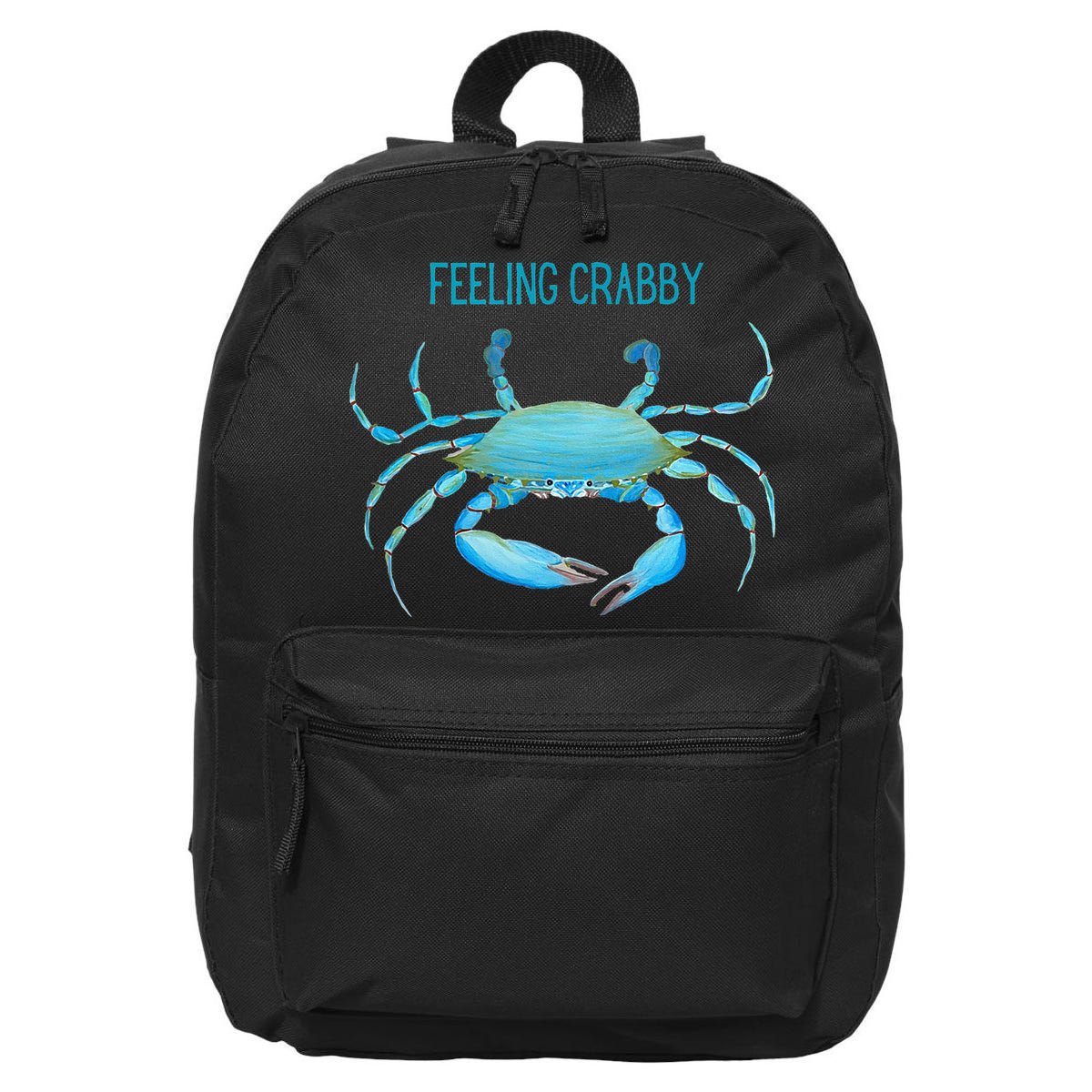 Blue Crab Feeling Crabby Ocean Life 16 in Basic Backpack