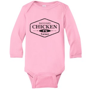 Backyard Chicken Farmer Chicken Lover Cute Baby Long Sleeve Bodysuit