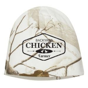 Backyard Chicken Farmer Chicken Lover Cute Kati - Camo Knit Beanie