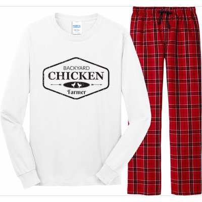 Backyard Chicken Farmer Chicken Lover Cute Long Sleeve Pajama Set