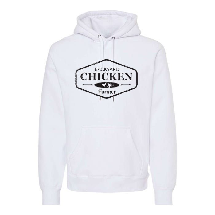 Backyard Chicken Farmer Chicken Lover Cute Premium Hoodie