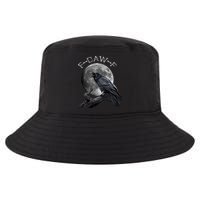 Black Crow, F-Caw-F Funny Black Bird Moon Bird Saying  Cool Comfort Performance Bucket Hat