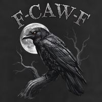 Black Crow, F-Caw-F Funny Black Bird Moon Gothic Adult Humor Hat