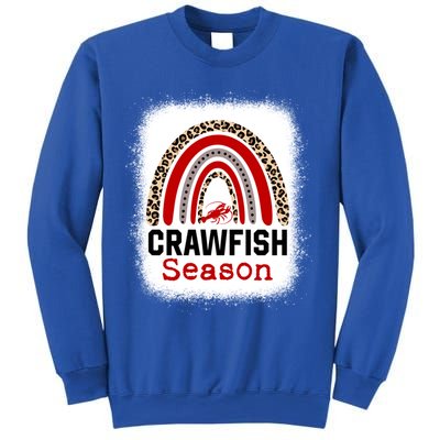 Bleached Craw Fish Season Leopard Crawfish Boil Lobster Great Gift Sweatshirt