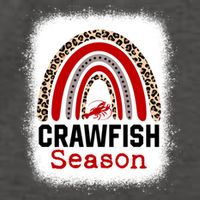 Bleached Craw Fish Season Leopard Crawfish Boil Lobster Great Gift Vector Backpack