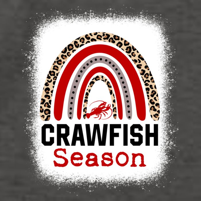 Bleached Craw Fish Season Leopard Crawfish Boil Lobster Great Gift Vector Backpack