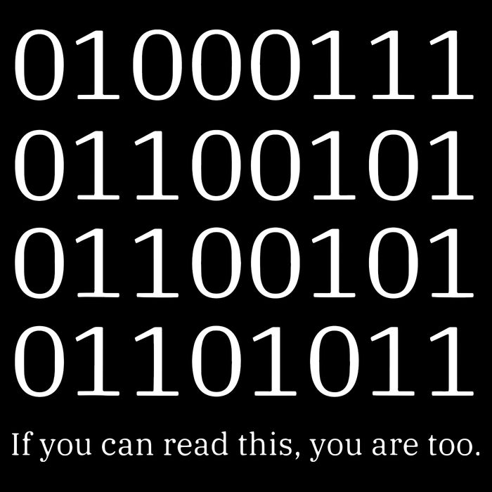Binary Code Funny Computer Science Programmer Coding Mousepad