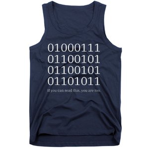 Binary Code Funny Computer Science Programmer Coding Tank Top