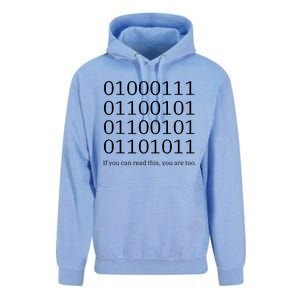 Binary Code Funny Computer Science Programmer Coding Unisex Surf Hoodie