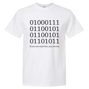 Binary Code Funny Computer Science Programmer Coding Garment-Dyed Heavyweight T-Shirt