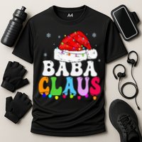 Baba Claus Funny Xmas Family Matching Grandma Christmas Cooling Performance Crew T-Shirt