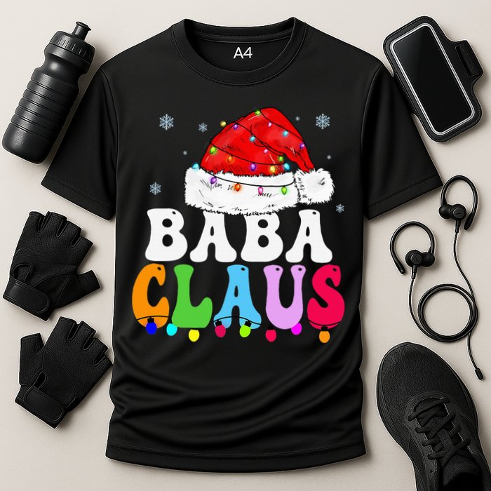 Baba Claus Funny Xmas Family Matching Grandma Christmas Cooling Performance Crew T-Shirt