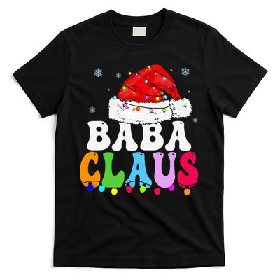 Baba Claus Funny Xmas Family Matching Grandma Christmas T-Shirt