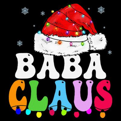 Baba Claus Funny Xmas Family Matching Grandma Christmas T-Shirt