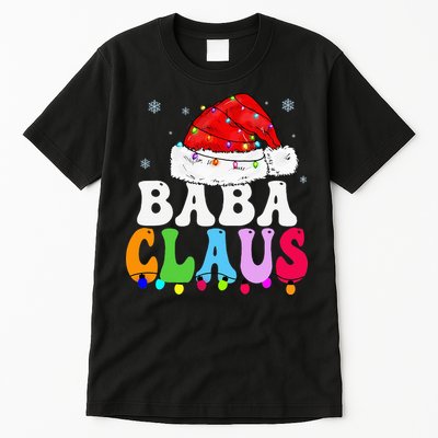 Baba Claus Funny Xmas Family Matching Grandma Christmas Tall T-Shirt