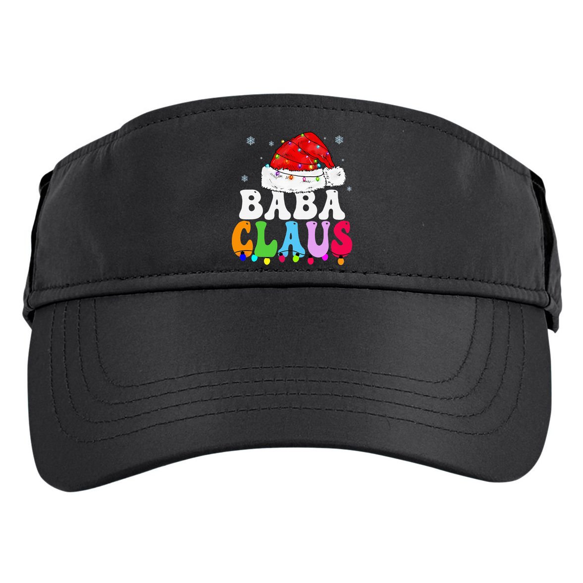 Baba Claus Funny Xmas Family Matching Grandma Christmas Adult Drive Performance Visor