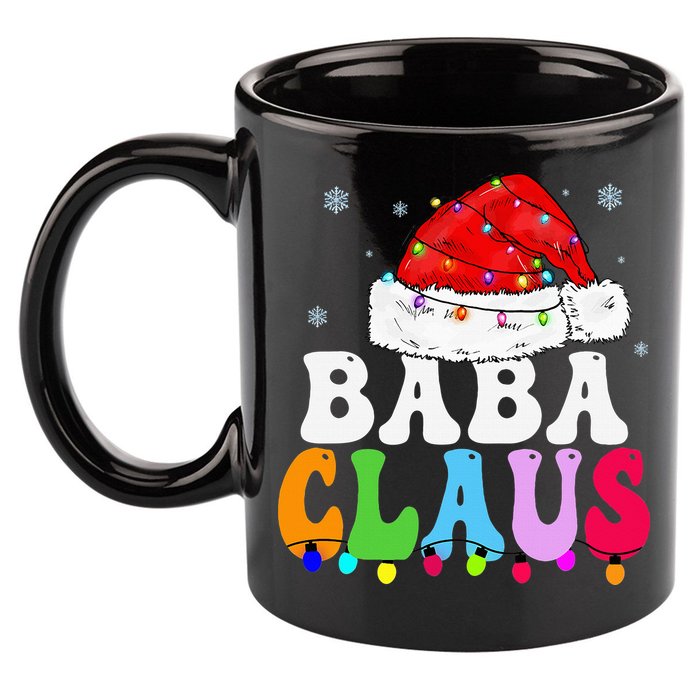 Baba Claus Funny Xmas Family Matching Grandma Christmas 11oz C Handle Ceramic Mug