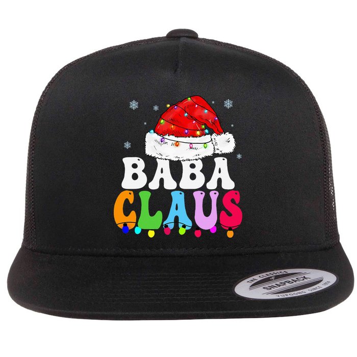Baba Claus Funny Xmas Family Matching Grandma Christmas Flatbill Hat