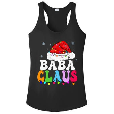 Baba Claus Funny Xmas Family Matching Grandma Christmas Ladies PosiCharge Competitor Racerback Tank