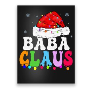 Baba Claus Funny Xmas Family Matching Grandma Christmas Poster