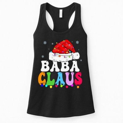 Baba Claus Funny Xmas Family Matching Grandma Christmas Womens Tank Top