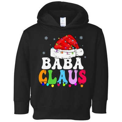 Baba Claus Funny Xmas Family Matching Grandma Christmas Toddler Hoodie