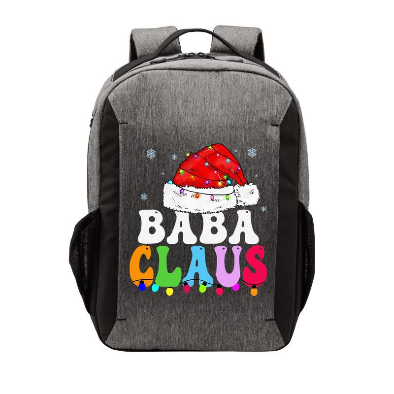 Baba Claus Funny Xmas Family Matching Grandma Christmas Vector Backpack