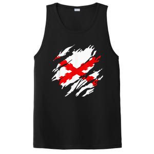 Burgundy Cross Flag Of The Thirds PosiCharge Competitor Tank