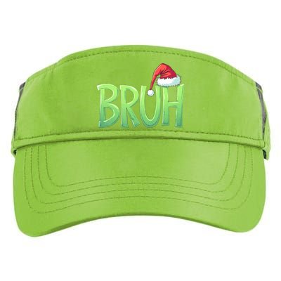 Bruh Christmas Funny Christmas Humor Meme Adult Drive Performance Visor