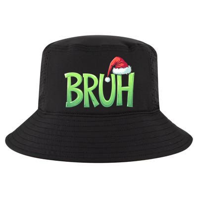 Bruh Christmas Funny Christmas Humor Meme Cool Comfort Performance Bucket Hat