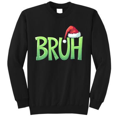 Bruh Christmas Funny Christmas Humor Meme Sweatshirt