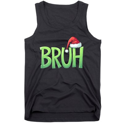 Bruh Christmas Funny Christmas Humor Meme Tank Top