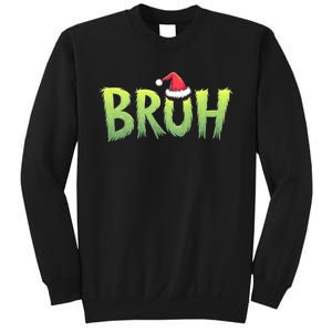 Bruh Christmas Funny Christmas Humor Meme Sweatshirt