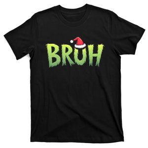 Bruh Christmas Funny Christmas Humor Meme T-Shirt