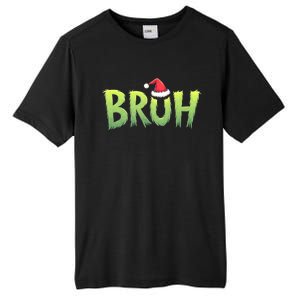 Bruh Christmas Funny Christmas Humor Meme Tall Fusion ChromaSoft Performance T-Shirt