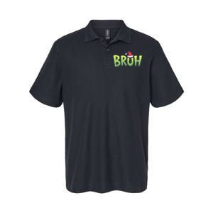 Bruh Christmas Funny Christmas Humor Meme Softstyle Adult Sport Polo