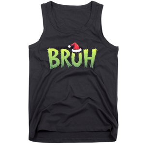 Bruh Christmas Funny Christmas Humor Meme Tank Top