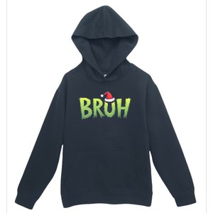 Bruh Christmas Funny Christmas Humor Meme Urban Pullover Hoodie