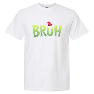 Bruh Christmas Funny Christmas Humor Meme Garment-Dyed Heavyweight T-Shirt