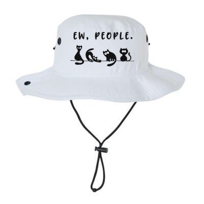 Black Cat Funny Ew People Meowy Cat Lovers Legacy Cool Fit Booney Bucket Hat