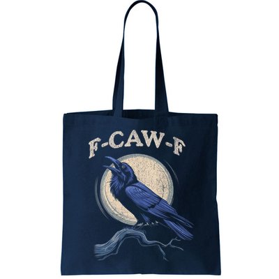 Black Crow F-Caw-F Funny Bird Moon Bag