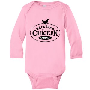 Backyard Chicken Farmer Chicken Lover Cute Baby Long Sleeve Bodysuit