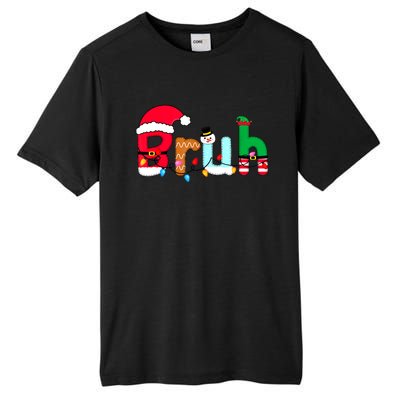 Bruh Christmas For Teen Boy Funny Christmas Bruh Gift Tall Fusion ChromaSoft Performance T-Shirt