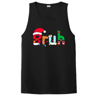 Bruh Christmas For Teen Boy Funny Christmas Bruh Gift PosiCharge Competitor Tank